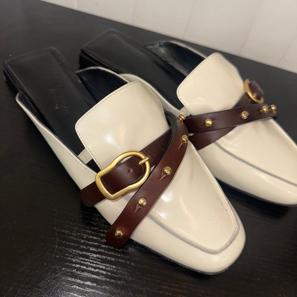 Dorothee Schumacher womans leather slides size 39 8.5 - Picture 1 of 4
